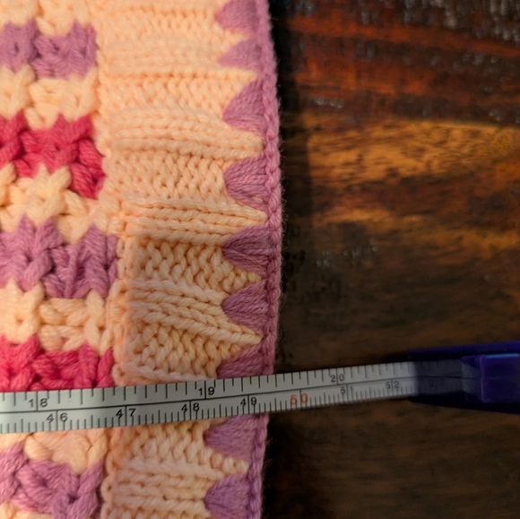 &merci Striped Knit Sleeveless Sweater L - Picture 7 of 14